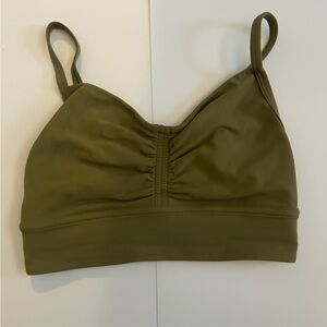 Lululemon Sports Bra size 4 army green